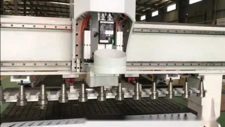 1300X2500mm 4 軸 Atc ライナー CNC ルーター 3D 木工機家具キャビネット切断彫刻 CNC 木材彫刻機 MDF フライス彫刻機