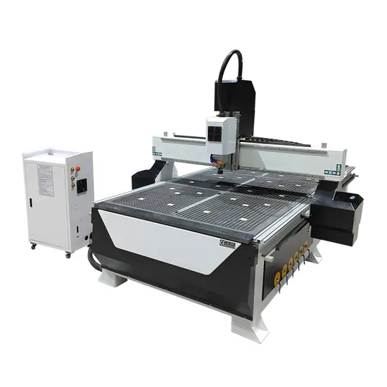 木工機械切断彫刻フライス盤 CNC ルーター 1325 4 軸ロータリー付きアルミニウム、木材、MDF 家具作業キャビネット生産ライン